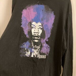 Black Jimi Hendrix Graphic Tee